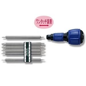 エンジニア マスターグリップドライバーセット 特殊ネジ対応型 ビュレットタイプ 対辺6.35mm 6...