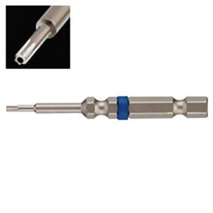 エンジニア 特殊ネジ用ドライバービット 呼びTX8 ラインリセスネジ用 対辺6.35mm 先端穴φ0...