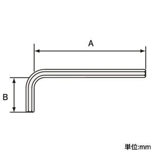エンジニア 六角レンチ ミリサイズレンチ 対辺...の詳細画像1
