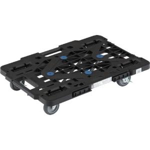 トラスコ中山 ルートバンメッシュタイプ 615X415 4輪自在 ストッパー付 黒 MPK-600J...