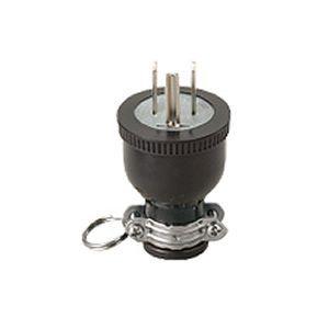 明工社 接地ゴムプラグ セフティーワッシャ付 15A 125V ME2538
