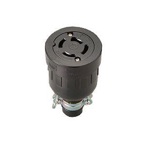 明工社 接地3P 20A 引掛ゴムコネクターボデー B形 20A 250V MH2648