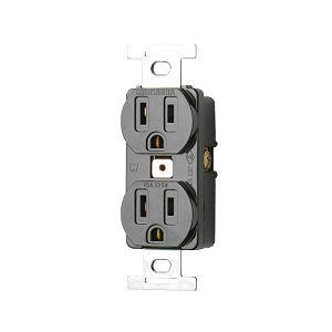 明工社 接地埋込ダブルコンセント 15A 125V 黒 ME2817 : 電材堂ヤフー