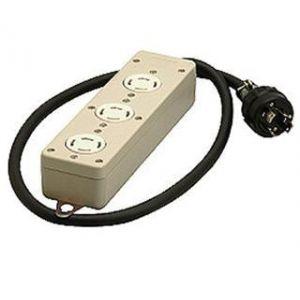 日動工業 三相200V防雨延長ブレーカ 過負荷漏電保護兼用 発電機対応 G