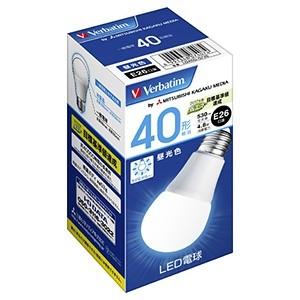 三菱ケミカルメディア ケース販売 10個セット LED電球 一般電球形 40W形相当 昼光色 口金E...