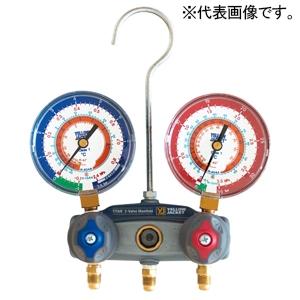 アサダ タイタンマニホールド本体 対応冷媒R407C・R404A・R134a ゲージ径φ80mm Y...