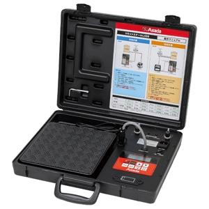 アサダ 電子式冷媒計量器 ≪リミットスケールLS50≫ 1台3役(自動充填・手動充填・フロン回収) ひょう量50kg 測定単位2g・5g LS500
