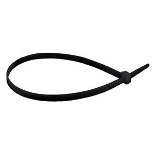 電材堂 結束バンド ブラック 全長450×幅8.0mm 10本入り