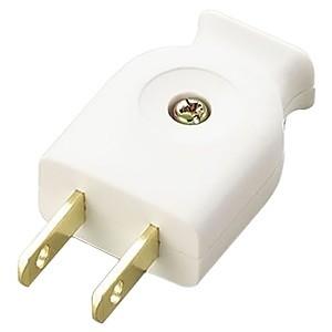 電材堂 コンセントプラグ ホワイト SF4015DNZ