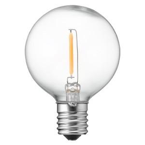 電材堂 LED電球 G50ボール形 クリアタイプ 10W形相当 電球色 口金E17 LDG1LG50E17CDNZ