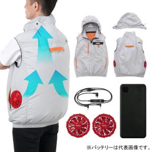 空調風神服 12Vリチウムイオンバッテリーセット（バッテリー+充電器