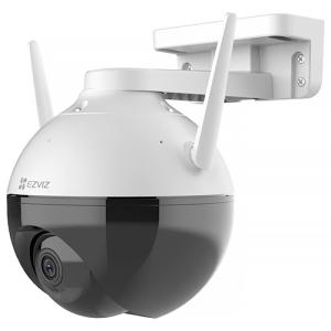 EZVIZ 屋外用Wi-Fiパンチルトカメラ レンズ4mmタイプ IP65防塵防水性能 CS-C8C-4の商品画像