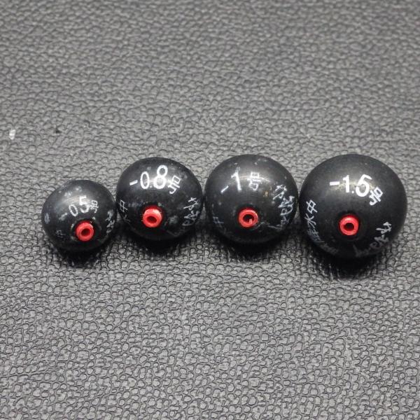 釣研作 瞬降水中 -1号 -0.5号 -0.8号 -1.5号 合計4個セット ※スレ傷有※在庫品(2...