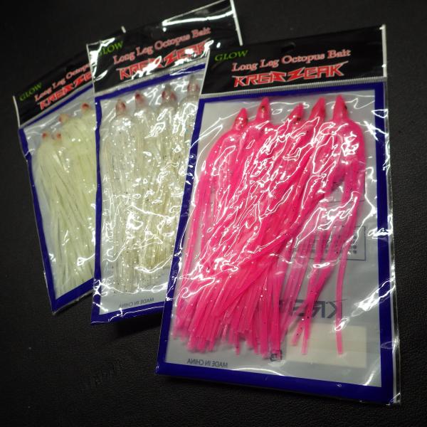 GLOW Long Leg Octopus Bait KREIZ ZEAK 3色セット ※在庫品 ※...