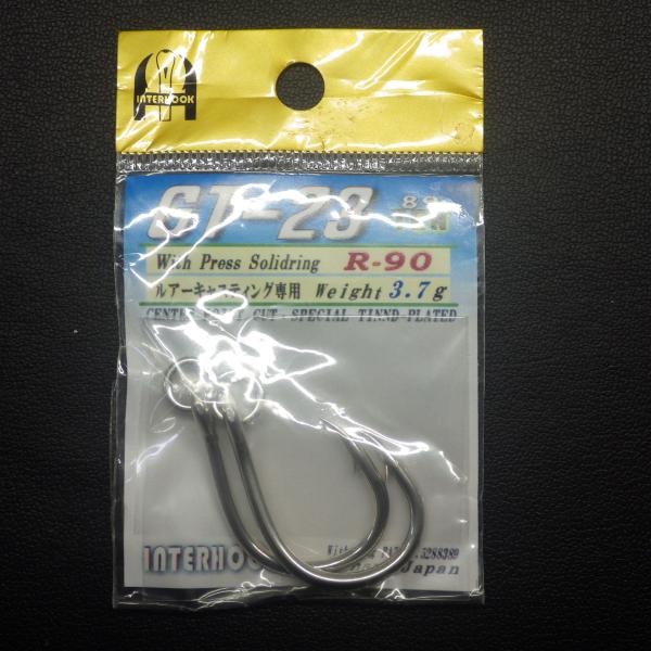 INTERHOOK GT-23 R-90 Weight3.7g ルアーキャスティング専用 2本入 ※...