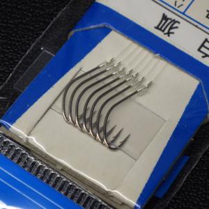 王冠針本舗 白狐 5号 ハリス2号 糸付き針 ...の詳細画像4