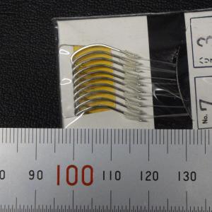 王冠針本舗 狐形 7号 ハリス3号 糸付き針 ...の詳細画像3
