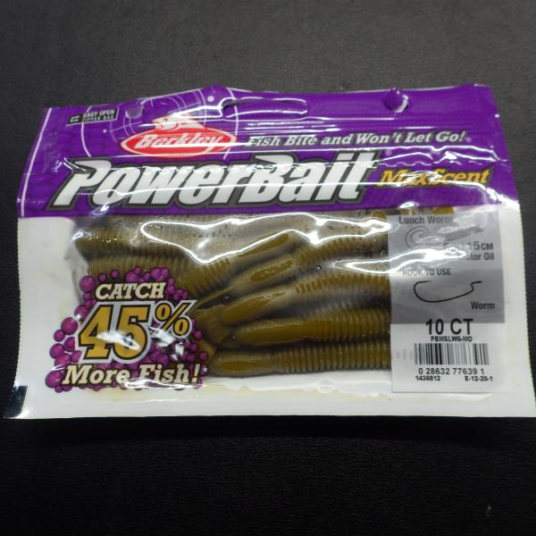 Berkley PowerBait MaxScent Motor Oil 15cm 10個入り ※在...