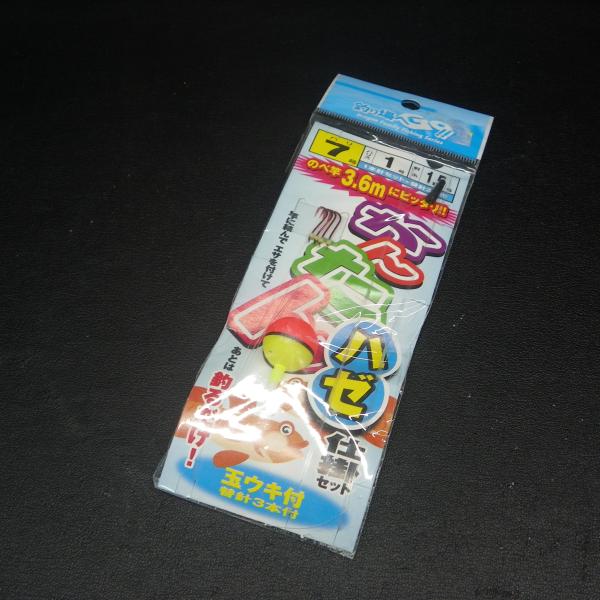 Dragon かんたんハゼ仕掛 針7号 ハリス1号 幹糸1.5号 替え針3本付 ※在庫品(8k060...