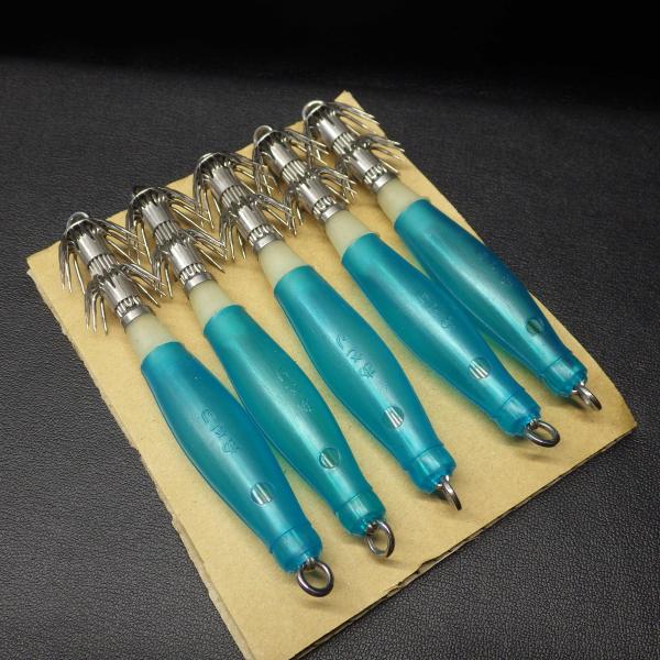 漁業用直結スッテ あさり 軟調 5本セット ※中古在庫品(8u0804)※クリックポスト