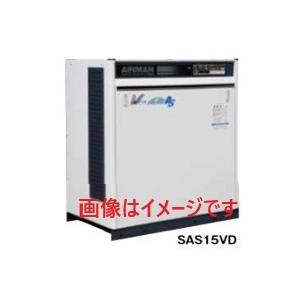 AIRMAN 北越工業 (AIRMAN) SAS15VD-E インバータ制御仕様 スクリュ