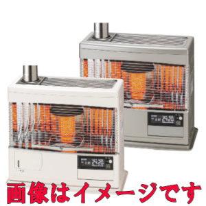 長府製作所(サンポット) UFH-7732UKC (W) 床暖内蔵FF式・煙突式石油暖房機 カベック｜dendouki2