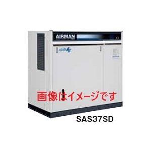 北越工業 (AIRMAN) SAS37SD-5E スクリュコンプレッサ 空冷タイプ 50Hz