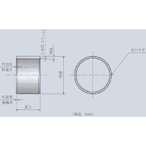 大同メタル工業 DDK05ブッシュ K5B2030の詳細画像2