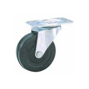 ナンシン キャスター [No.1472] TEL-100 RL ゴム車輪