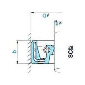 NOK オイルシール SC658812 (AC3400A0) SC型