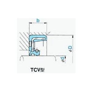 NOK オイルシール TCV204011 (AP1033A0) TCV型 : 伝動機ドットコム