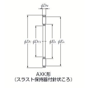 NTN ニードルベアリング AXK1114 ス...の詳細画像2
