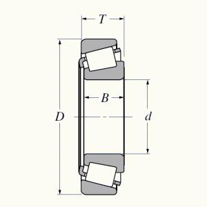 NTN ベアリング 30302 円すいころ軸受の詳細画像2