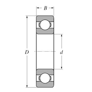 NTN ベアリング 6006LLU 深溝玉軸受の詳細画像2