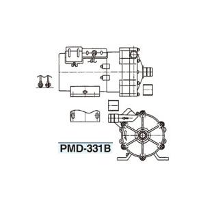 三相電機(SANSO) PMD-331B6K マグネットポンプ 単相100Ｖ 温水用 ネジタイプ