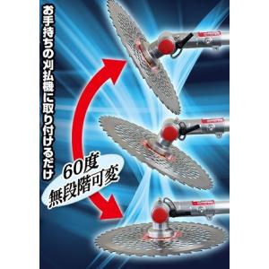 ニシガキ 曲太郎 角度自由自在(刈払機取付用)...の詳細画像2