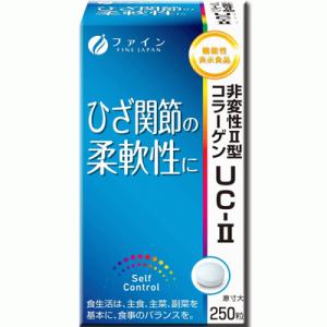 【ファイン】非変性活性2型コラーゲン　UC-II　【62.5g（250mg×約250粒）】【機能性表...