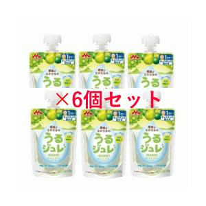 【お得な6個セット！】【森永乳業】うるジュレ GREEN 100g×6