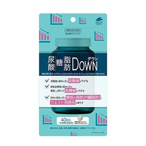 【ユニマットリケン】尿酸・糖・脂肪ＤＯＷＮ（40粒入）