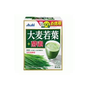 【アサヒグループ食品】大麦若葉＋酵素 スティック包装 3g×60袋　