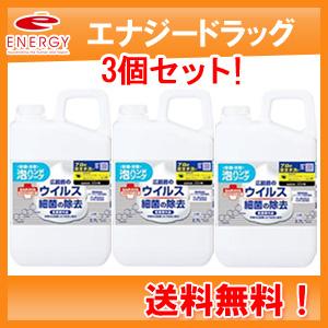 【送料無料！3個セット】 【サラヤ】 ハンドラボ 薬用泡ハンドソープ 2.7L 詰替用×3 ハンドソープ 泡 手指 洗浄 手洗い【医薬部外品】