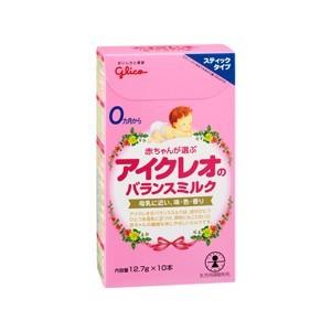 【アイクレオ】　アイクレオの　バランスミルク　スティックタイプ　12.7g×10本（180g）　（0ヶ月から）　（4987386060513）｜denergy2