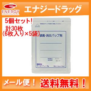 【第3類医薬品】（株）タカミツ　クールリフェンダ　　６枚 ×5個セット　計30枚（6枚入り×5袋）