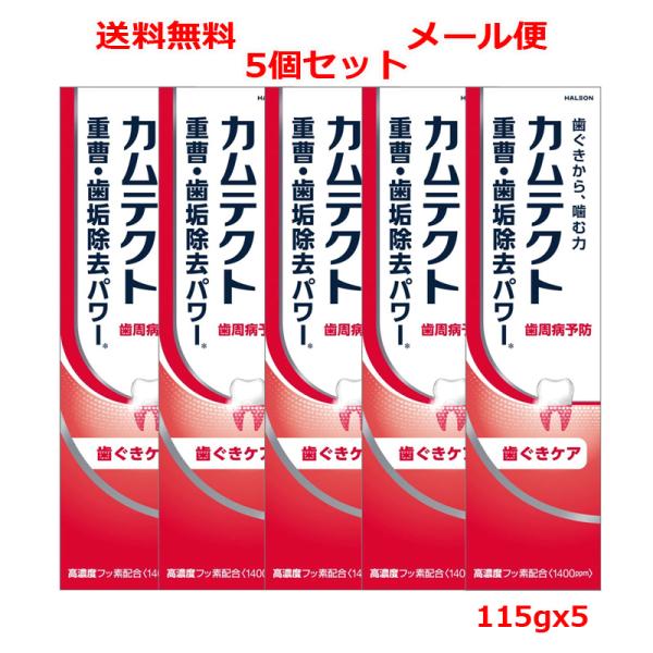 【医薬部外品】【メール便　5個セット　送料無料】【Haleonジャパン】 カムテクト 歯ぐきケア(1...