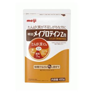 【明治】メイプロテインZn  大袋タイプ　400g(たんぽく質補給食品)　
