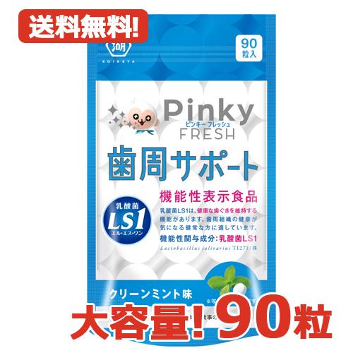 送料無料！ピンキーフレッシュ LS1 クリーンミント（ PinkyFRESH )　90粒　（届出番号...