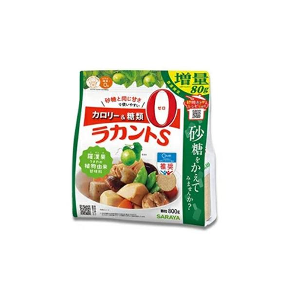 数量限定・増量品！【サラヤ】SARAYA 植物由来甘味料 ラカントＳ顆粒 720g+80g (合計8...