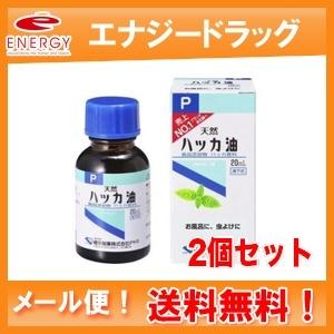 【メール便・送料無料・2個セット】【健栄製薬】【ケンエー】ハッカ油　Ｐ　20ml × 2セット　ハッ...