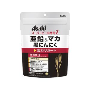 スーパービール酵母Z 亜鉛＆マカ 黒にんにく 600粒 : くすりの