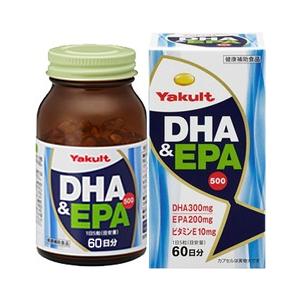 【ヤクルトヘルスフーズ】DHA&amp;EPA 500　300粒　60日分